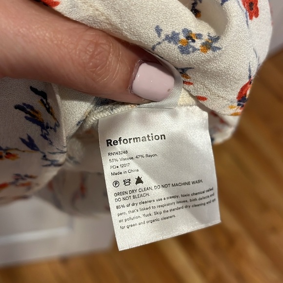 REFORMATION cremini slip dress in Gabrielle Size L - Picture 4 of 5